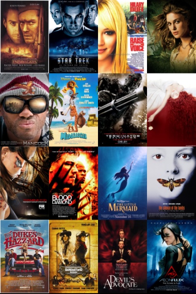 معرفی بهترین فیلم و سریال از نظر منتقدین و بینندگان - پوستر فیلم‌ها و سریال‌ها