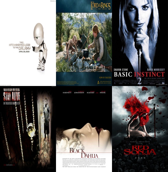 معرفی بهترین فیلم و سریال از نظر منتقدین و بینندگان - پوستر فیلم‌ها و سریال‌ها