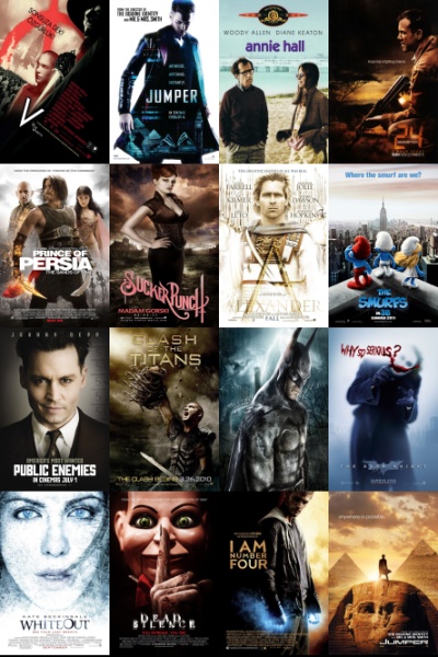 معرفی بهترین فیلم و سریال از نظر منتقدین و بینندگان - پوستر فیلمها و سریالها